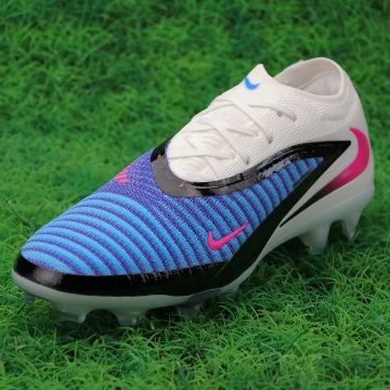 Nike Phantom 6 Elite Low Cut FG Attack - Racer Blue/Pink Blast/White