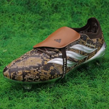 adidas Predator Elite Fold-over Tongue FG Wales Bonner - Brown/Silver Metallic